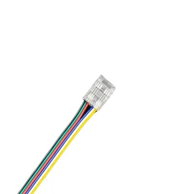 Tape-to-wire snap connector with 72'' wire